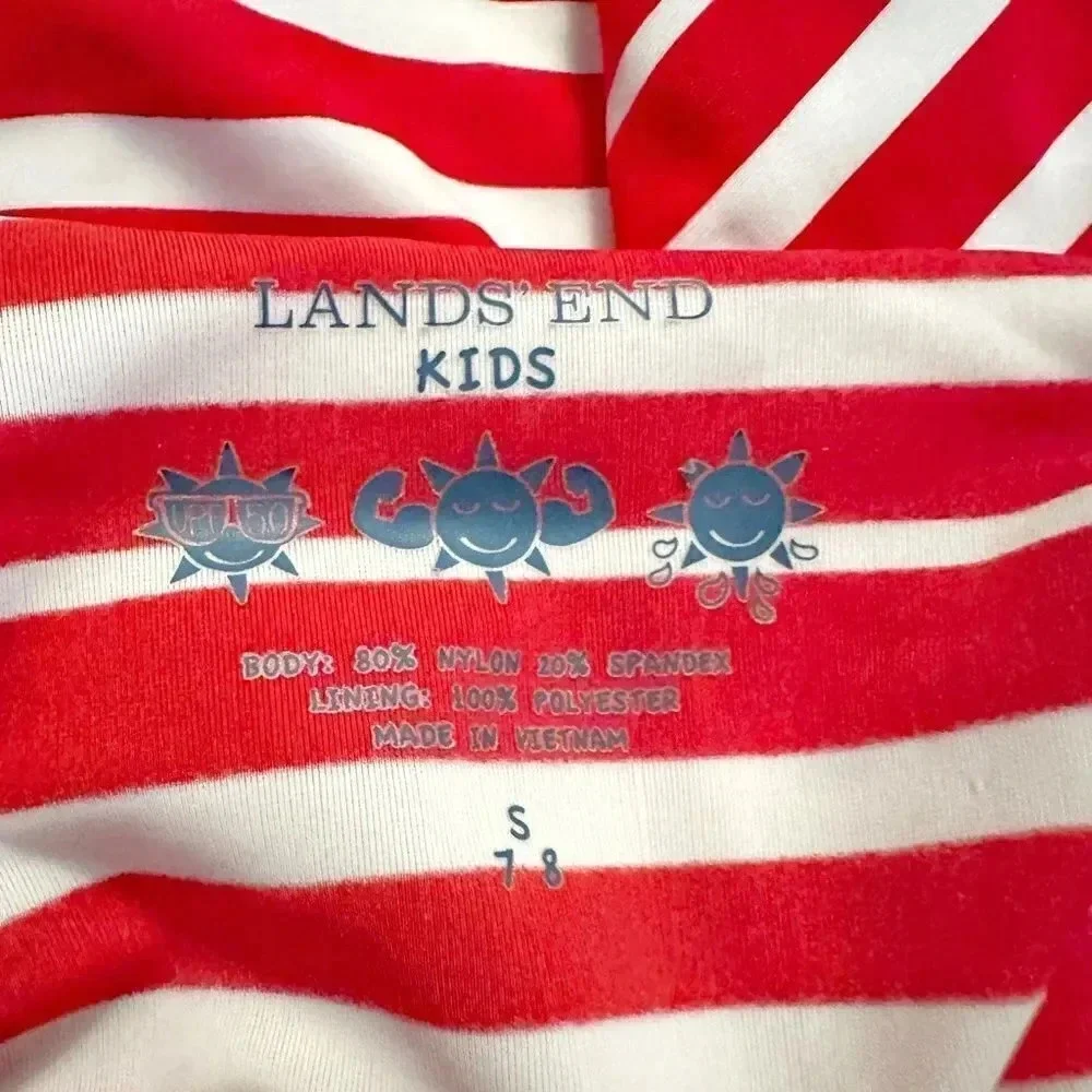 Lands’ End | Kids Rash Guard (S/7-8 yrs) ☀️
